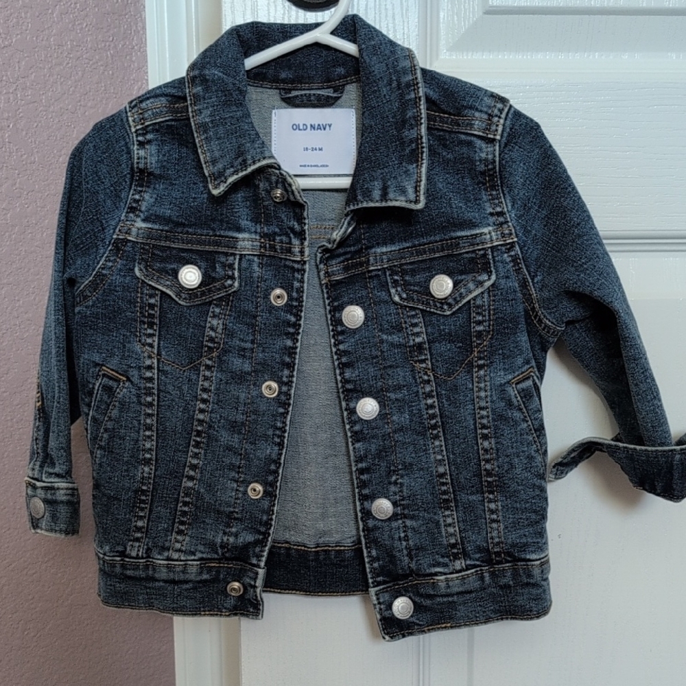 Old Navy Kids Jean Jacket - Dark Blue